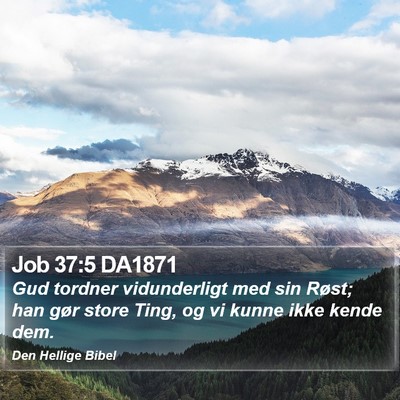 Job 37:5 DA1871 Bible Verse Image