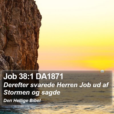 Job 38:1 DA1871 Bible Verse Image