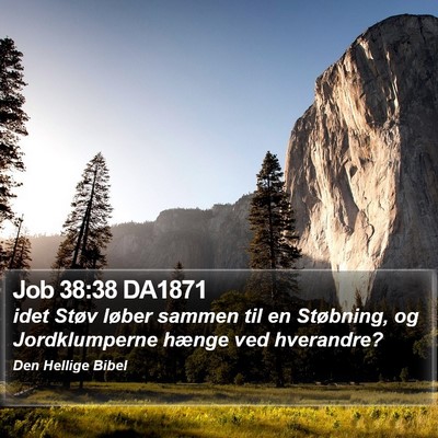 Job 38:38 DA1871 Bible Verse Image