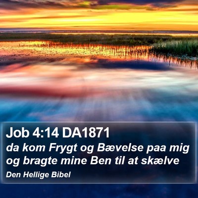 Job 4:14 DA1871 Bible Verse Image