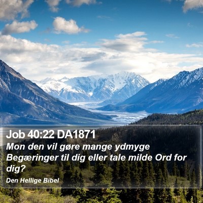 Job 40:22 DA1871 Bible Verse Image
