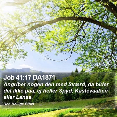 Job 41:17 DA1871 Bible Verse Image