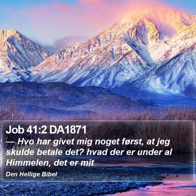 Job 41:2 DA1871 Bible Verse Image