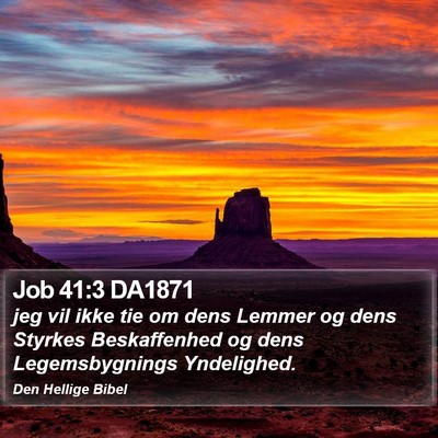 Job 41:3 DA1871 Bible Verse Image