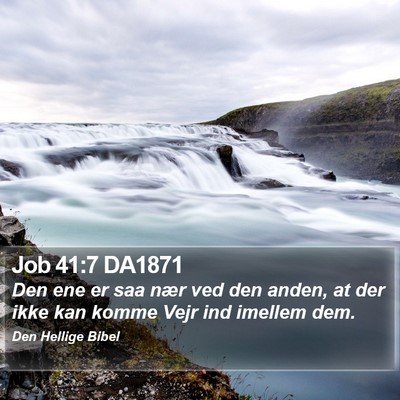 Job 41:7 DA1871 Bible Verse Image