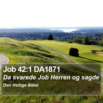 Job 42:1 DA1871 Bible Verse Image