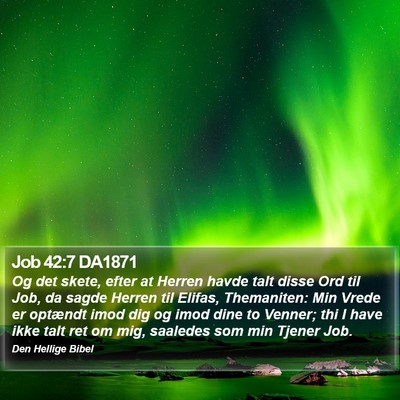 Job 42:7 DA1871 Bible Verse Image