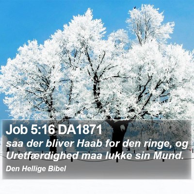 Job 5:16 DA1871 Bible Verse Image