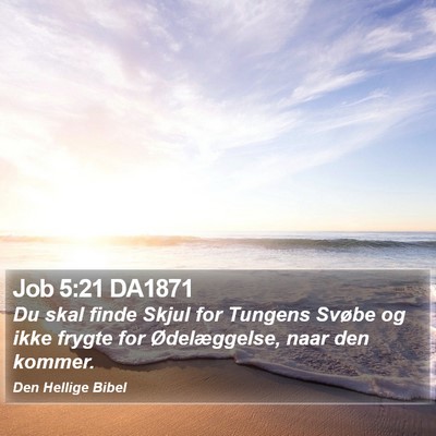 Job 5:21 DA1871 Bible Verse Image