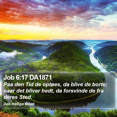 Job 6:17 DA1871 Bible Verse Image