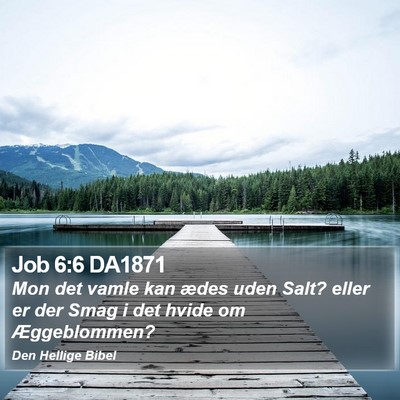 Job 6:6 DA1871 Bible Verse Image