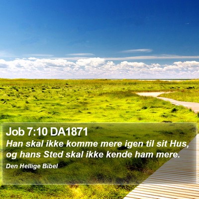 Job 7:10 DA1871 Bible Verse Image