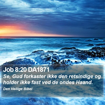 Job 8:20 DA1871 Bible Verse Image