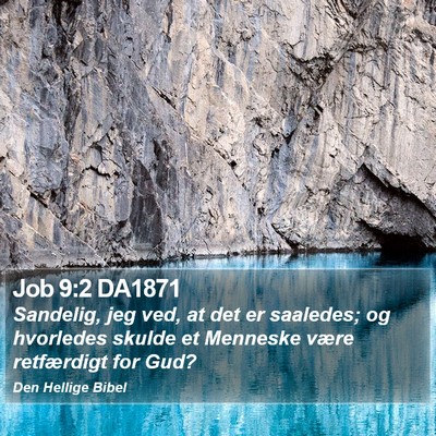 Job 9:2 DA1871 Bible Verse Image