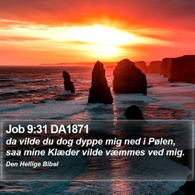 Job 9:31 DA1871 Bible Verse Image