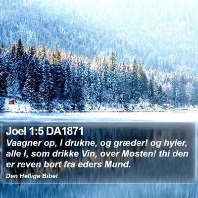 Joel 1:5 DA1871 Bible Verse Image