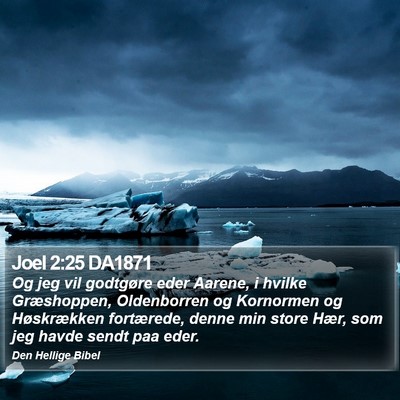Joel 2:25 DA1871 Bible Verse Image