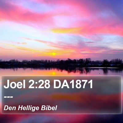 Joel 2:28 DA1871 Bible Verse Image