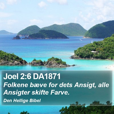 Joel 2:6 DA1871 Bible Verse Image