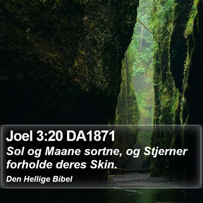 Joel 3:20 DA1871 Bible Verse Image