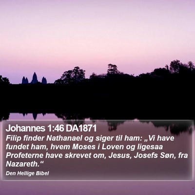 Johannes 1:46 DA1871 Bible Verse Image