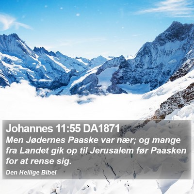 Johannes 11:55 DA1871 Bible Verse Image