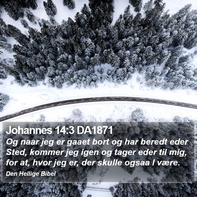 Johannes 14:3 DA1871 Bible Verse Image