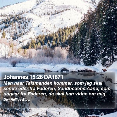Johannes 15:26 DA1871 Bible Verse Image
