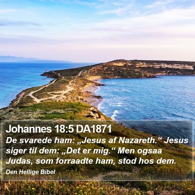 Johannes 18:5 DA1871 Bible Verse Image