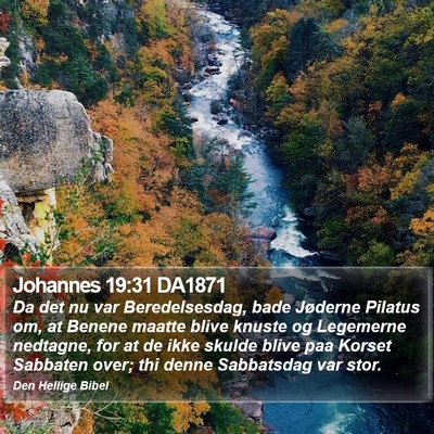 Johannes 19:31 DA1871 Bible Verse Image