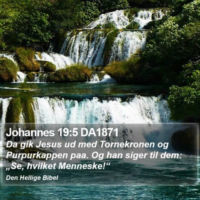 Johannes 19:5 DA1871 Bible Verse Image