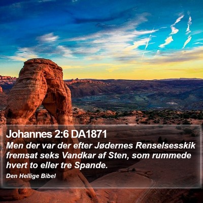 Johannes 2:6 DA1871 Bible Verse Image