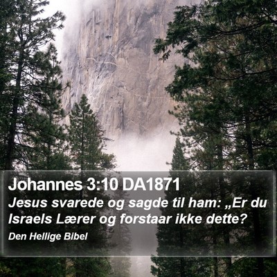 Johannes 3:10 DA1871 Bible Verse Image