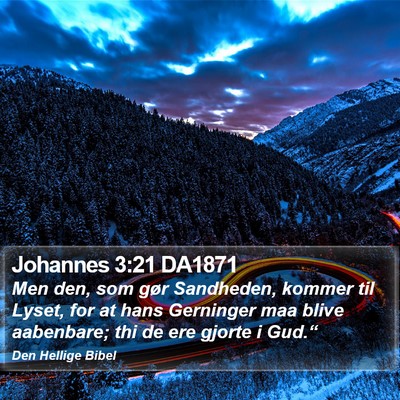 Johannes 3:21 DA1871 Bible Verse Image