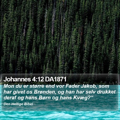 Johannes 4:12 DA1871 Bible Verse Image