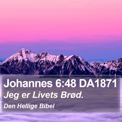 Johannes 6:48 DA1871 Bible Verse Image