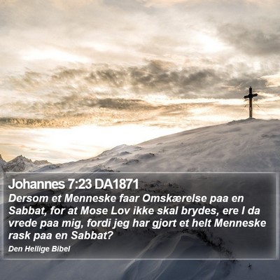 Johannes 7:23 DA1871 Bible Verse Image