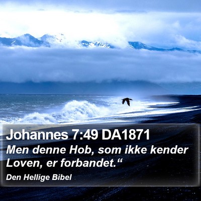 Johannes 7:49 DA1871 Bible Verse Image