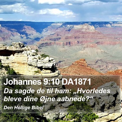 Johannes 9:10 DA1871 Bible Verse Image