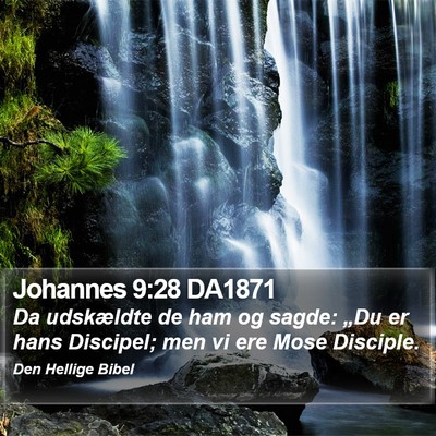 Johannes 9:28 DA1871 Bible Verse Image