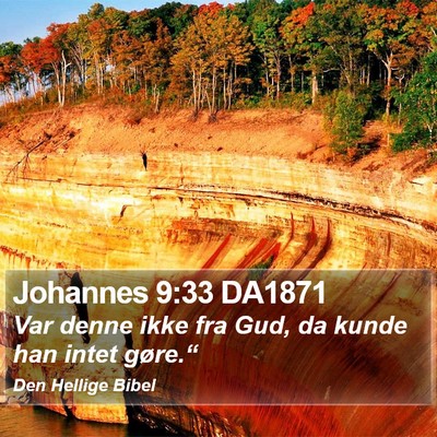 Johannes 9:33 DA1871 Bible Verse Image