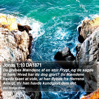 Jonas 1:10 DA1871 Bible Verse Image