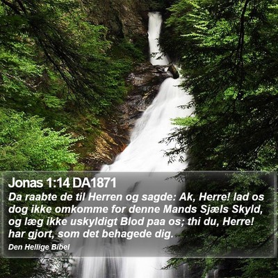 Jonas 1:14 DA1871 Bible Verse Image
