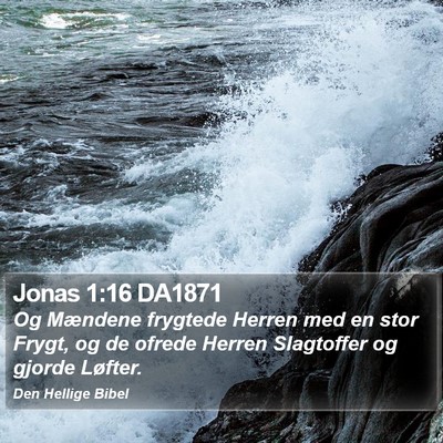 Jonas 1:16 DA1871 Bible Verse Image
