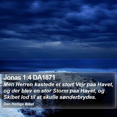 Jonas 1:4 DA1871 Bible Verse Image