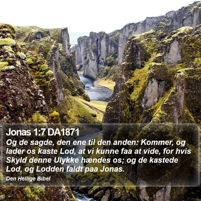 Jonas 1:7 DA1871 Bible Verse Image