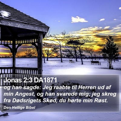 Jonas 2:3 DA1871 Bible Verse Image