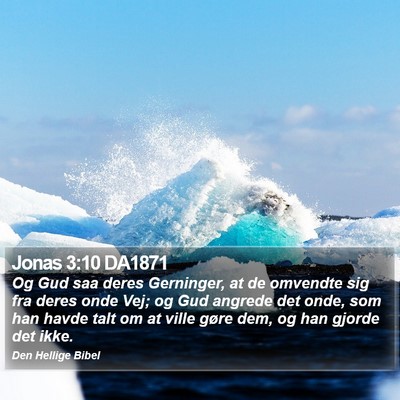 Jonas 3:10 DA1871 Bible Verse Image