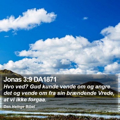 Jonas 3:9 DA1871 Bible Verse Image