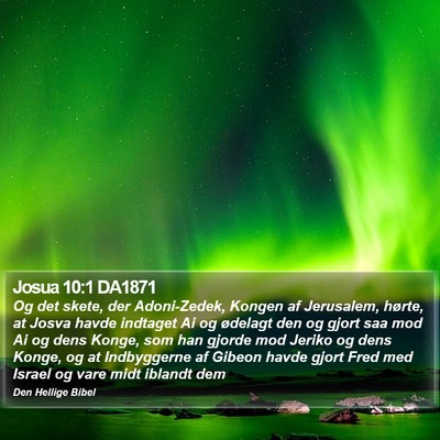 Josua 10:1 DA1871 Bible Verse Image